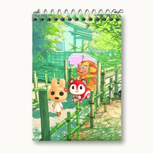 دفتر یادداشت بازی انیمال کراسینگ (Animal Crossing)