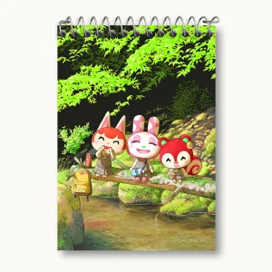دفتر یادداشت بازی انیمال کراسینگ (Animal Crossing)
