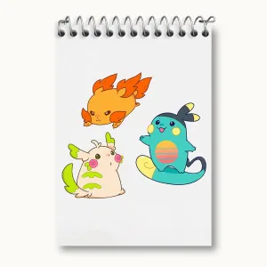 دفتر یادداشت بازی پوکمون (pokemon)