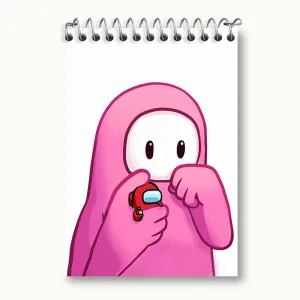 دفتر یادداشت بازی فال گایز (Fall Guys)
