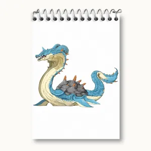 دفتر یادداشت بازی شکارچی هیولا (Monster Hunter)