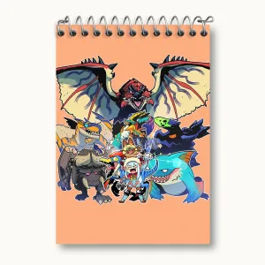 دفتر یادداشت بازی شکارچی هیولا (Monster Hunter)
