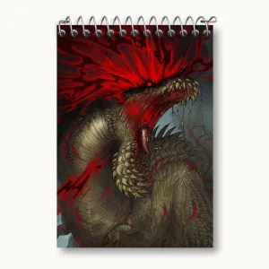 دفتر یادداشت بازی شکارچی هیولا (Monster Hunter)