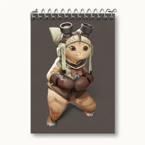 دفتر یادداشت بازی شکارچی هیولا (Monster Hunter)