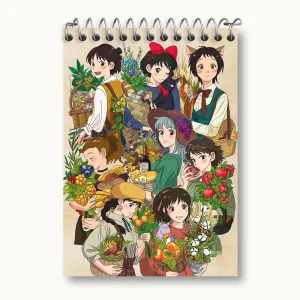 دفتر یادداشت انیمه پرنسس مونونوکه (Mononoke)