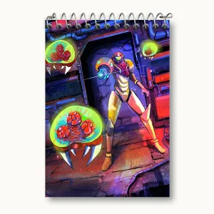 دفتر یادداشت بازی متروید (Metroid)