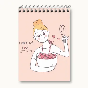 دفتر یادداشت کیک و شیرینی پزی
