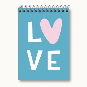 دفتر یادداشت Love
