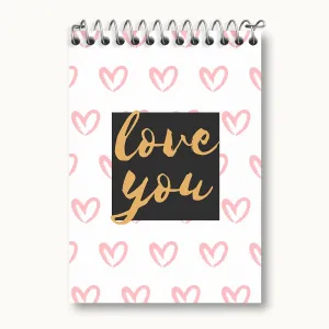 دفتر یادداشت Love You