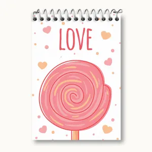دفتر یادداشت Love
