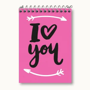 دفتر یادداشت I Love You