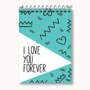 دفتر یادداشت I Love You Forever