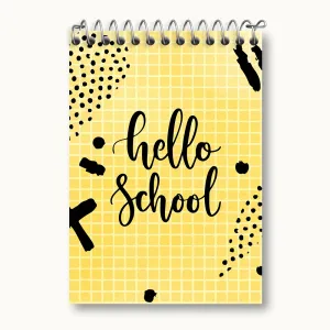 دفتر یادداشت Hello School