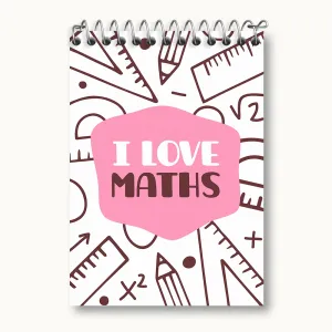 دفتر یادداشت I Love Maths