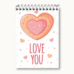 دفتر یادداشت Love You