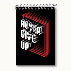 دفتر یادداشت Never Give Up