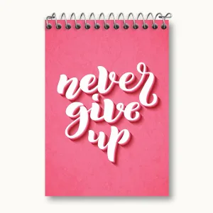 دفتر یادداشت Never Give Up