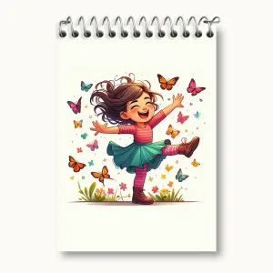 دفتر یادداشت دختر شاد