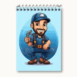 دفتر یادداشت لوله کش