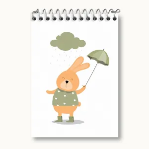 دفتر یادداشت خرگوش بامزه