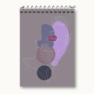 دفتر یادداشت دختر مینیمال
