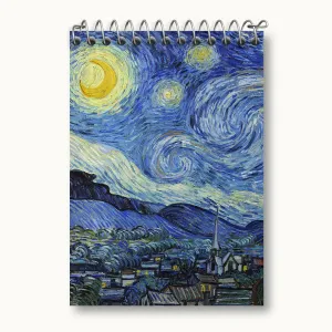 دفتر یادداشت شب پر ستاره ونسان ونگوگ