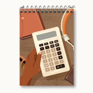 دفتر یادداشت ماشین حساب