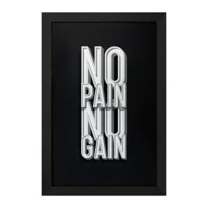 تابلو No Pain No Gain
