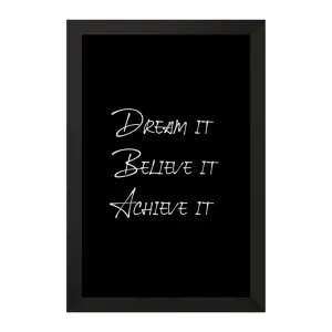 تابلو Dream It Believe It Achieve It
