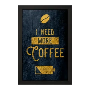 تابلو I Need More Coffee