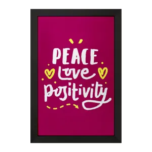 تابلو Peace Love Positivity