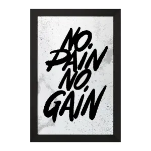 تابلو No Pain No Gain