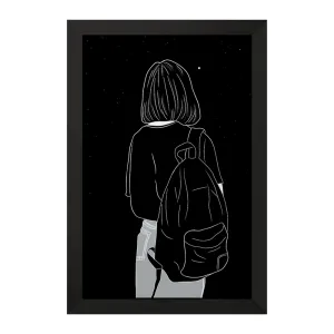 تابلو مینیمال دخترانه