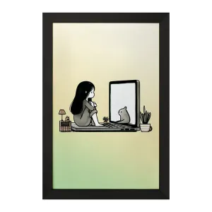 تابلو دخترانه بامزه