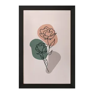 تابلو گل مینیمال