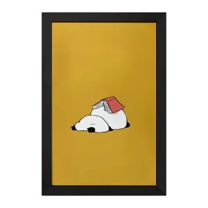 تابلو پاندای کتاب خوان