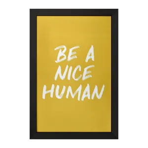 تابلو Be A Nice Human