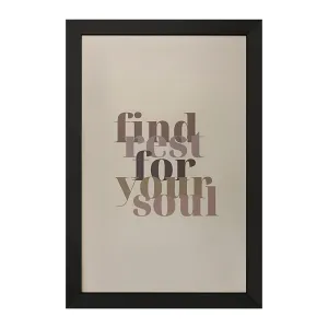 تابلو Find Rest For Your Soul
