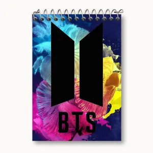 دفتر یادداشت گروه بی تی اس BTS