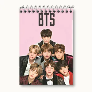 دفتر یادداشت گروه بی تی اس BTS