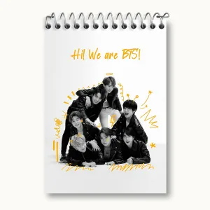 دفتر یادداشت گروه بی تی اس BTS