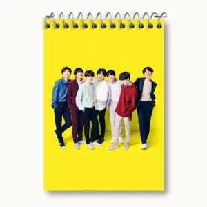 دفتر یادداشت گروه بی تی اس BTS