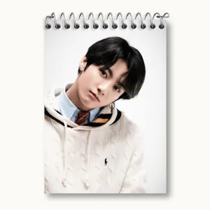 دفتر یادداشت جونگ کوک Jungkook گروه بی تی اس BTS