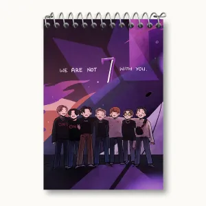دفتر یادداشت گروه بی تی اس BTS