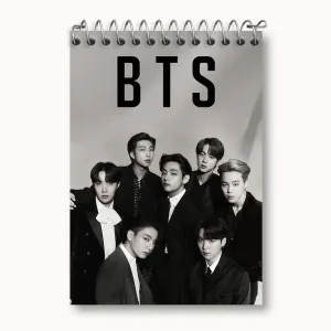 دفتر یادداشت گروه بی تی اس BTS