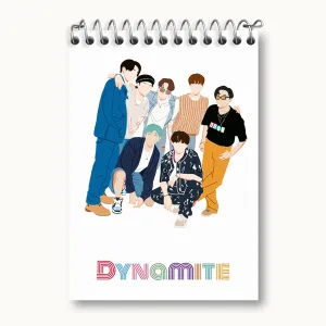 دفتر یادداشت گروه بی تی اس BTS
