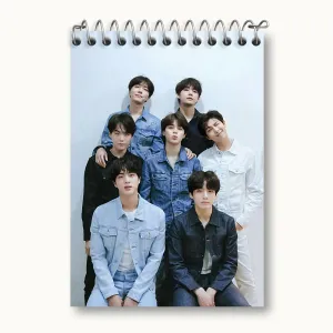 دفتر یادداشت گروه بی تی اس BTS
