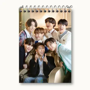 دفتر یادداشت گروه بی تی اس BTS
