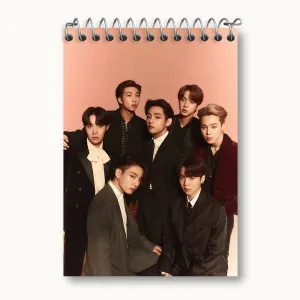 دفتر یادداشت گروه بی تی اس BTS