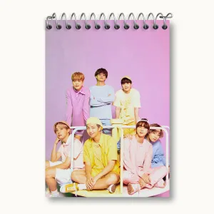 دفتر یادداشت گروه بی تی اس BTS